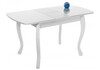 Миниатюра фото стол деревянный бриллиант белый | 220svet.ru