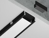 Миниатюра фото профиль накладной для светодиодной ленты ambrella illumination gp1700bk | 220svet.ru