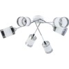 Миниатюра фото потолочная люстра reluce 01354-0.3-06 wh+cr | 220svet.ru