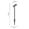 Миниатюра фото ландшафтный светильник favourite micron 4810-1t | 220svet.ru