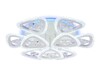 Миниатюра фото потолочная светодиодная люстра ambrella light original fa2921 | 220svet.ru