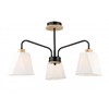 Миниатюра фото потолочная люстра imex md.5714-3-s-bk+wood | 220svet.ru