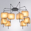 Миниатюра фото потолочная люстра arte lamp trixie a7084sp-8bk | 220svet.ru
