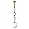 Миниатюра фото подвесной светильник loft it chain 10128p green | 220svet.ru