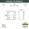 Миниатюра фото светильник для подсветки лестниц накладной fumagalli extraleti 100 square-el 3s3.000.000.lyg1l | 220svet.ru