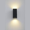 Миниатюра фото уличный настенный светильник crystal lux clt 528w2 bl | 220svet.ru