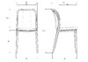 Миниатюра фото набор 2 шт стул обеденный dobrin adam lmzl-pp669-n2-13350 | 220svet.ru