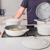 Миниатюра фото кастрюля из литого аллюминия cream 5 л mc kitchen craft | 220svet.ru