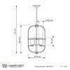 Миниатюра фото подвесная люстра lumina deco monterey ldp 1141-4 bk+md | 220svet.ru