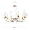 Миниатюра фото потолочная люстра на штанге st luce иллюмиа sl1400.303.10 | 220svet.ru