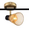 Миниатюра фото спот reluce 05966-0.8-03 gold+bk | 220svet.ru