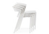Миниатюра фото пластиковый стул woodville градно 4 шт белый 589902 | 220svet.ru