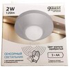 Миниатюра фото потолочный светодиодный светильник gauss cl002 | 220svet.ru