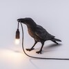 Миниатюра фото настольная лампа bird black waiting | 220svet.ru