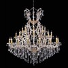 Миниатюра фото подвесная люстра crystal lux hollywood sp16+8+8 gold | 220svet.ru
