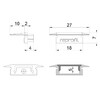 Миниатюра фото заглушка deko-light end cap p-et-01-12 set 2 pcs 978101 | 220svet.ru