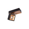 Миниатюра фото накладной светильник loft it knof 10324/b gold black | 220svet.ru
