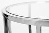 Миниатюра фото стол журнальный garda decor 13rxet4037-silver | 220svet.ru