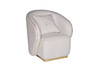 Миниатюра фото кресло кремовый garda decor 102an-kres-8411-kre | 220svet.ru