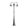 Миниатюра фото садово-парковый светильник ideal lux pt2 antracite | 220svet.ru