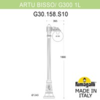 Миниатюра фото садово-парковый фонарь fumagalli artu bisso/g300 1l g30.158.s10.vye27 | 220svet.ru