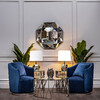 Миниатюра фото стол журнальный garda decor 13rxct3104-silver | 220svet.ru