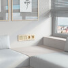 Миниатюра фото рамка из металла на 4 поста шампань werkel alumax w0043511 | 220svet.ru