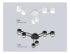 Миниатюра фото потолочная люстра ambrella light comfort fl71516 | 220svet.ru