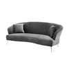 Миниатюра фото диван roomers s0296-3d/ar108-34#grey | 220svet.ru