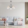 Миниатюра фото подвесная люстра escada freesia 658/5pl chrome | 220svet.ru