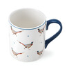 Миниатюра фото кружка фарфоровая pheasant mikasa blue/white 280 мл kitchen craft | 220svet.ru