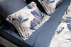 Миниатюра фото простыня на резинке тенсель синяя garda decor 144hf-10407 | 220svet.ru