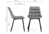 Миниатюра фото стул комплект 4шт woodville стронг розовый / белый 619146 | 220svet.ru