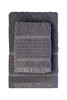 Миниатюра фото полотенце наполи серое 70*140 garda decor 119val-arg70140-pol ser | 220svet.ru