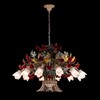 Миниатюра фото подвесная люстра lucia tucci fiori di rose 1760.12 | 220svet.ru