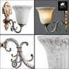 Миниатюра фото бра arte lamp 1 a1032ap-1wg | 220svet.ru