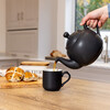 Миниатюра фото чайник заварочный 1.5 л на 6 чашек matt black kitchen craft | 220svet.ru