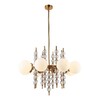 Миниатюра фото подвесная люстра stilfort queenly 2120/03/08p | 220svet.ru