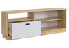 Миниатюра фото тв-тумба woodville моди дуб крафт золотой / белое дерево 570025 | 220svet.ru