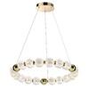 Миниатюра фото подвесной светодиодный светильник odeon light crystal 5008/60l золотой 60w | 220svet.ru