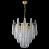 Миниатюра фото подвесная люстра crystal lux fontain sp8 gold | 220svet.ru