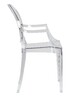 Миниатюра фото набор 3 шт стул обеденный dobrin louis ghost lmzl-рс801-n3-13424 | 220svet.ru
