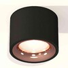 Миниатюра фото комплект накладного светильника ambrella light techno spot xs7511025 sbk/ppg черный песок/золото розовое полированное (c7511, n7015) | 220svet.ru