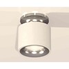 Миниатюра фото комплект накладного светильника ambrella light techno spot xs7510081 swh/psl белый песок/серебро полированное (n7927, c7510, n7012) | 220svet.ru