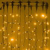 Миниатюра фото гирлянда занавес 2x2м желтый 220в провод черный каучук ip65 ltc eco402-1-2y | 220svet.ru