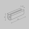 Миниатюра фото фиксатор для текстильной ленты maytoni accessories for system parity tra130bf-b | 220svet.ru