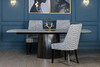 Миниатюра фото стул elegante рогожка светло-серый garda decor elegante-3k-santo1400-svser | 220svet.ru