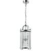 Миниатюра фото подвесная люстра crystal lux tadeo sp4 d200 chrome/transparente | 220svet.ru