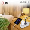 Миниатюра фото удлинитель электрический эра udl-10-250-e greenline 2 розетки с заземлением 5м пвс 3x0.75мм2 б0065074 | 220svet.ru