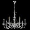 Миниатюра фото подвесная люстра crystal lux arabesque sp8 chrome | 220svet.ru